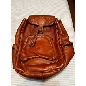 RB Costa Rica Brown Genuine Leather Backpack, New without Tags